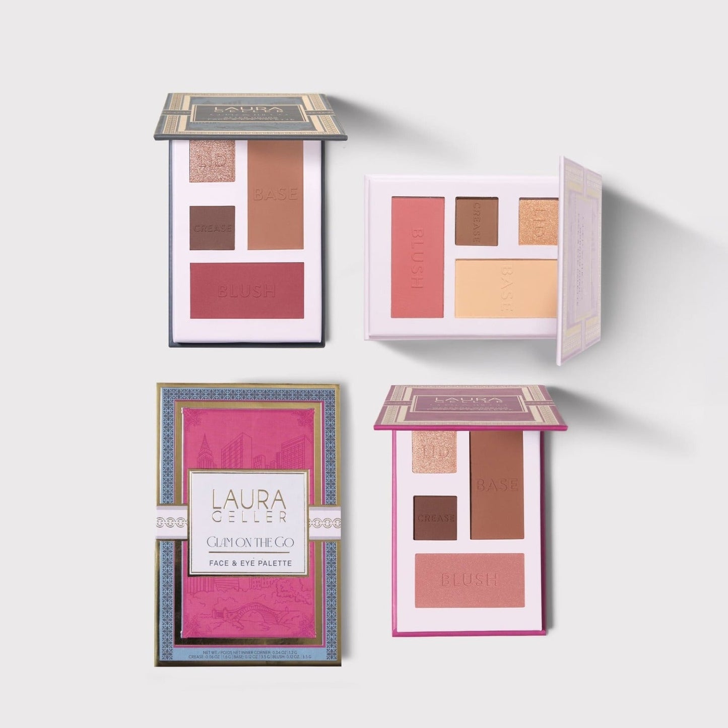 Glam on the Go Face + Eye Palettes (3PC)